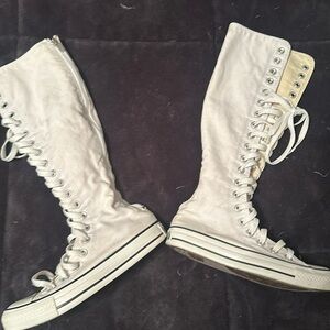 Vintage knee high Converse shoes